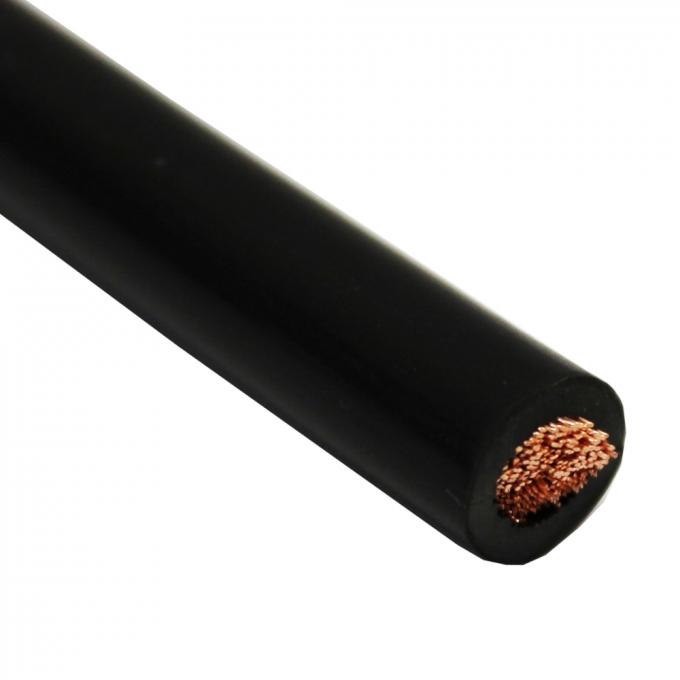 Jaune résistant à la chaleur de vert de fil d'isolation de PVC de câble unipolaire de PVC
