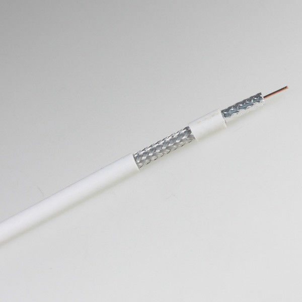 Câble coaxial adapté aux besoins du client de la perte Rg58 de câble aérien de TV bas extérieur ou d'intérieur