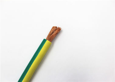 Ultra vert jaune échoué par câble à un noyau de conducteur de cuivre de soudure de câble