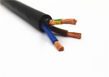 4 câble engainé par PVC extérieur VDE0250 de câble flexible de cuivre du noyau 4mm