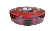 Fil noir rouge de haut-parleur de câble de cuivre de haut-parleur de noyau de l'audio 2 à 3,5 millimètres
