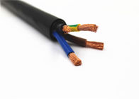 Chine 4 câble engainé par PVC extérieur VDE0250 de câble flexible de cuivre du noyau 4mm société