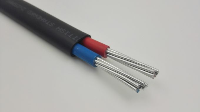 Fil et câble en aluminium isolés par PVC en aluminium de fil de service de conducteur aérien de paquet