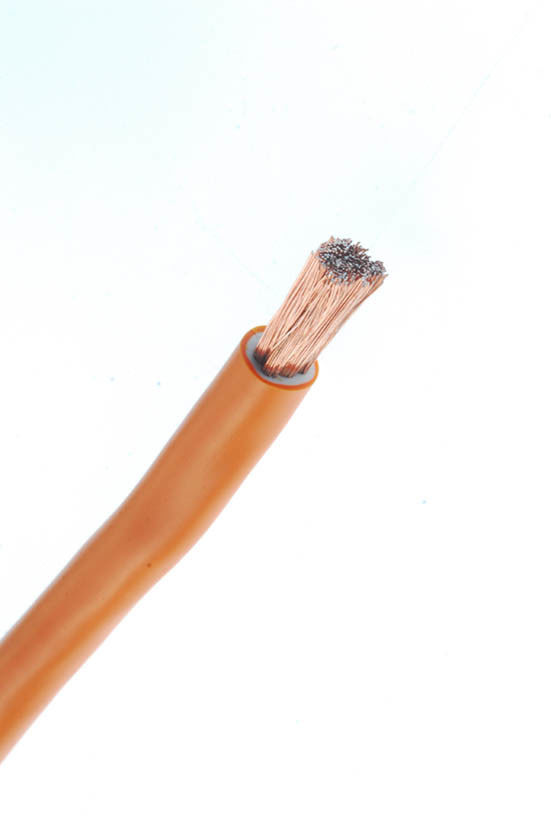 Câble orange de soudure d'en cuivre de CCA, fil de câble de machine de soudure de 100m